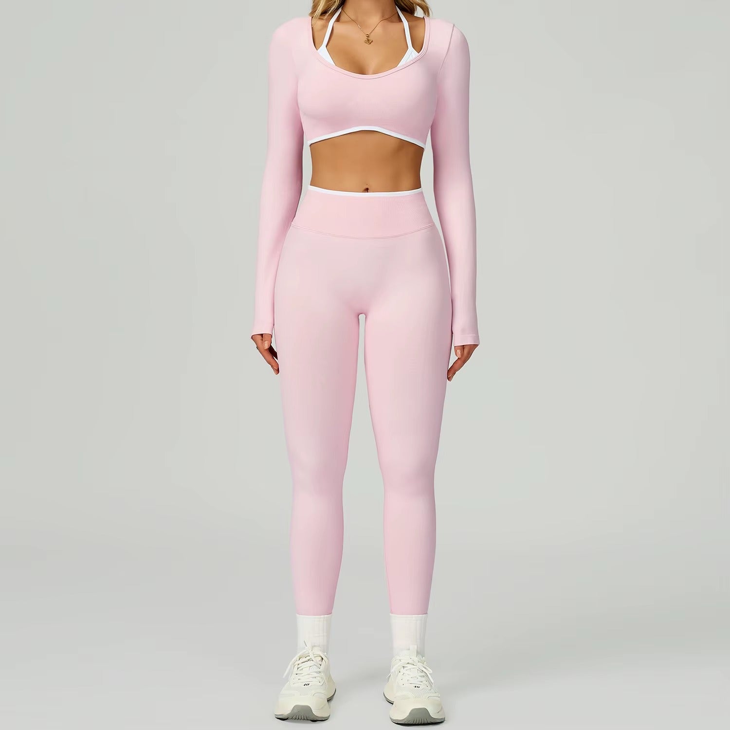 Blusa de manga com legging