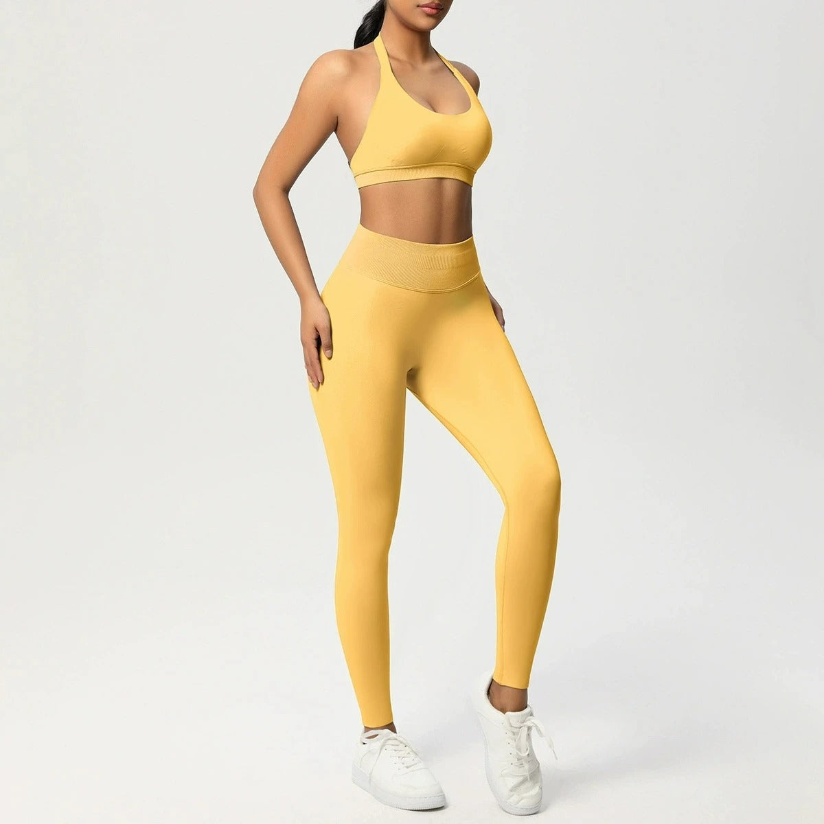 Conjunto Top e Legging Amarelo